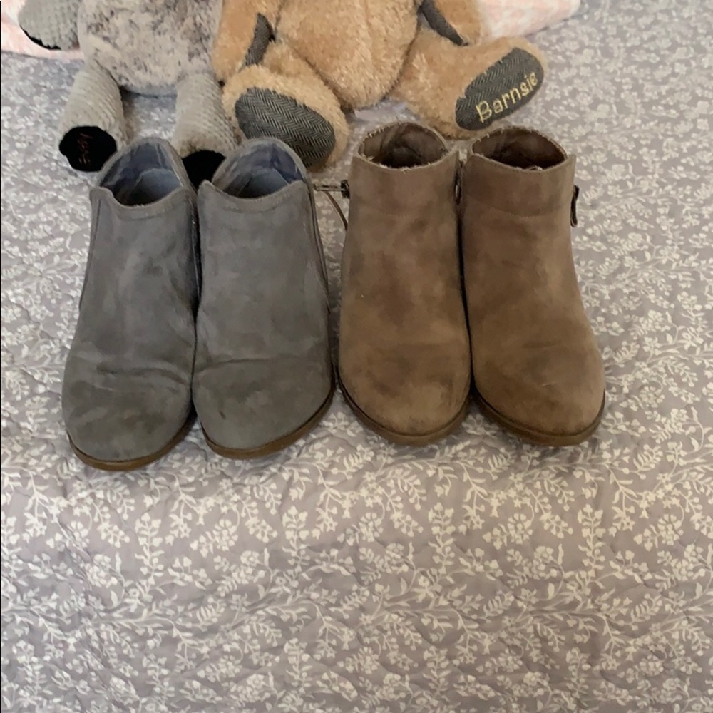 Two pairs of booties